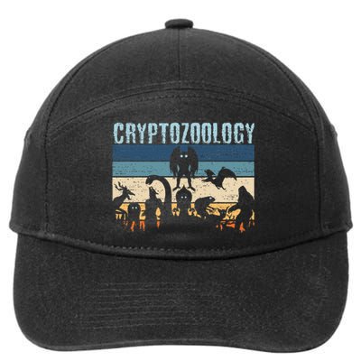 Cryptid Fantasy Monsters Mythical Creatures! Cryptozoology 7-Panel Snapback Hat