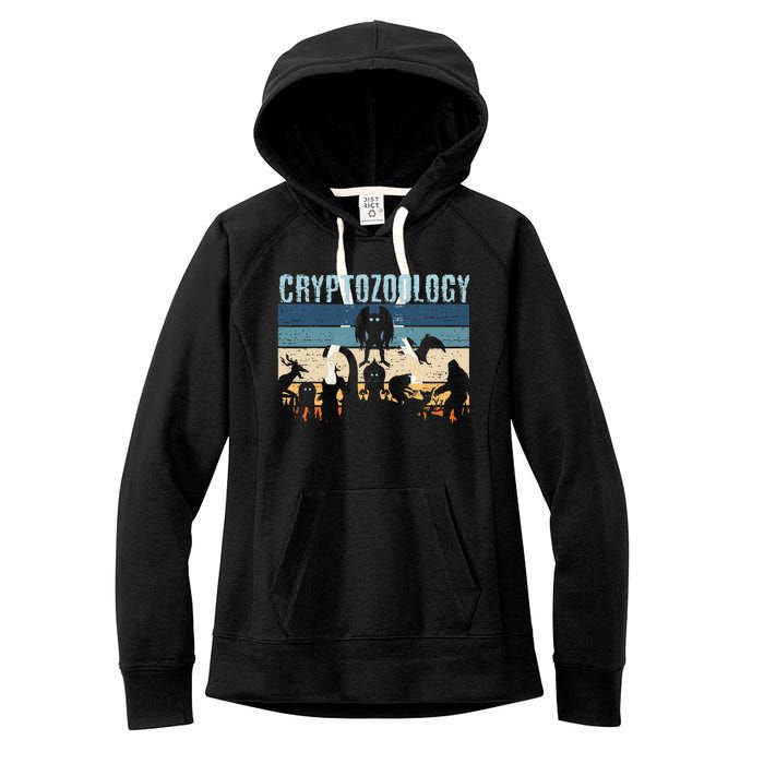 Cryptid Fantasy Monsters Mythical Creatures! Cryptozoology Women's Fleece Hoodie