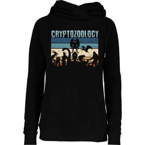 Cryptid Fantasy Monsters Mythical Creatures! Cryptozoology Womens Funnel Neck Pullover Hood