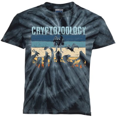 Cryptid Fantasy Monsters Mythical Creatures! Cryptozoology Kids Tie-Dye T-Shirt