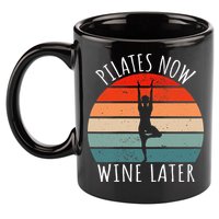 Cute & Funny Meditation Pilates 11oz C Handle Ceramic Mug