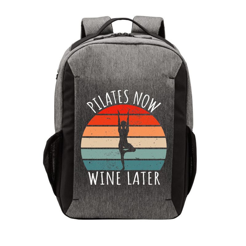 Cute & Funny Meditation Pilates Vector Backpack