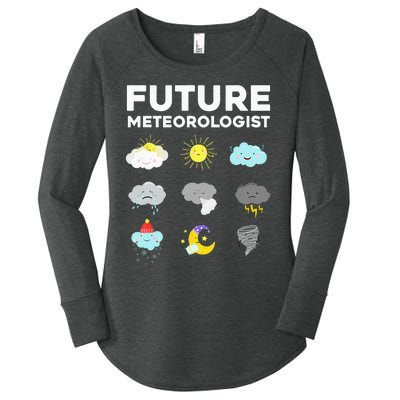 Cool Future Meteorologist For Men Women Weather Forecasting Women's Perfect Tri Tunic Long Sleeve Shirt