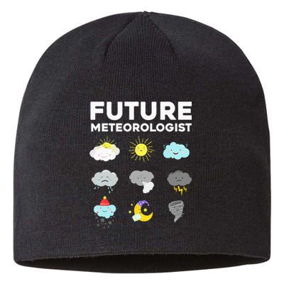 Cool Future Meteorologist For Men Women Weather Forecasting Sustainable Beanie