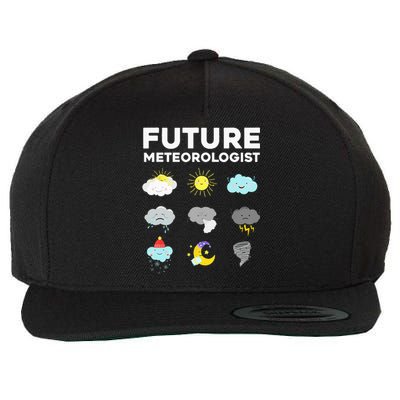 Cool Future Meteorologist For Men Women Weather Forecasting Wool Snapback Cap