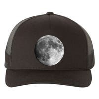 Cool Full Moon Luna Graphic Space Astronomy Science Yupoong Adult 5-Panel Trucker Hat