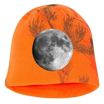 Cool Full Moon Luna Graphic Space Astronomy Science Kati - Camo Knit Beanie