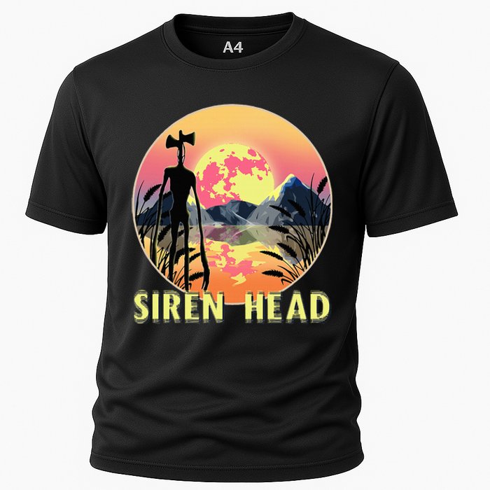 Cryptid Full Moon And Siren Head Cooling Performance Crew T-Shirt