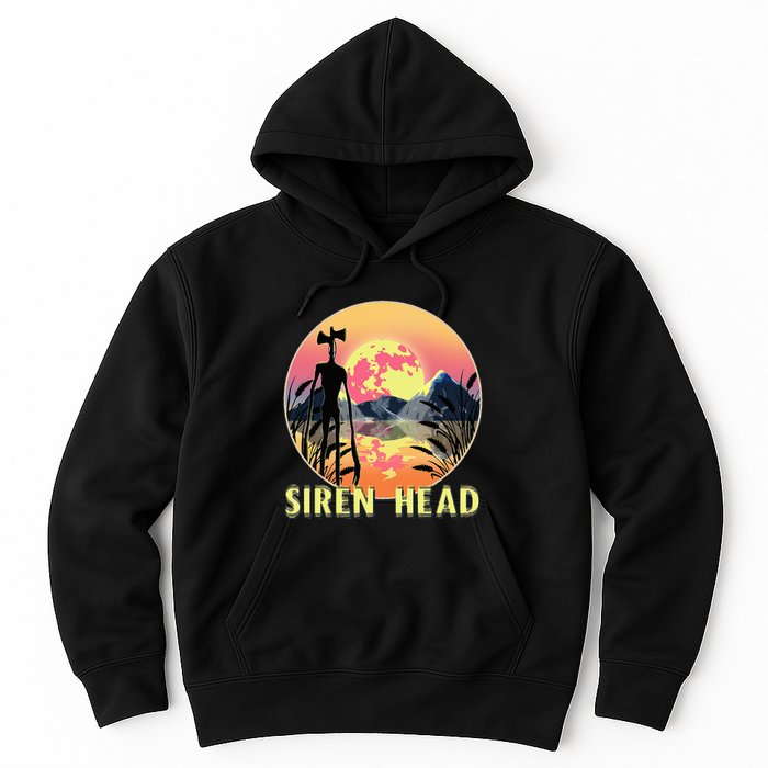 Cryptid Full Moon And Siren Head Hoodie