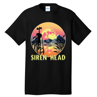 Cryptid Full Moon And Siren Head Tall T-Shirt