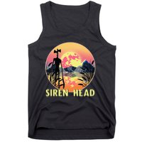 Cryptid Full Moon And Siren Head Tank Top