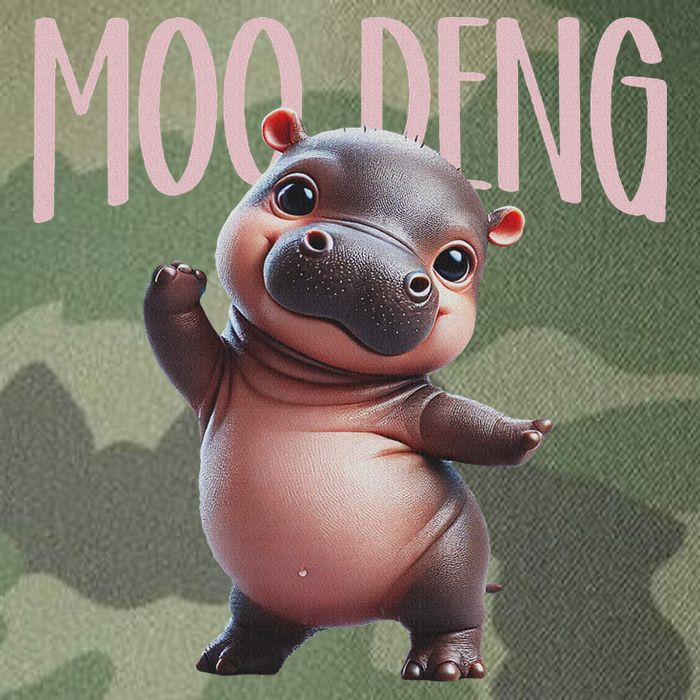 Cute Funny Moo Deng Baby Boo Deng Baby Hippo Zoo For Family Legacy Tie Dye Trucker Hat