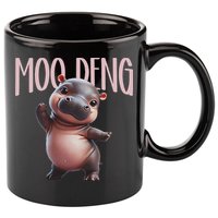 Cute Funny Moo Deng Baby Boo Deng Baby Hippo Zoo For Family 11oz C Handle Ceramic Mug