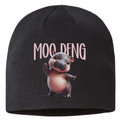 Cute Funny Moo Deng Baby Boo Deng Baby Hippo Zoo For Family Sustainable Beanie