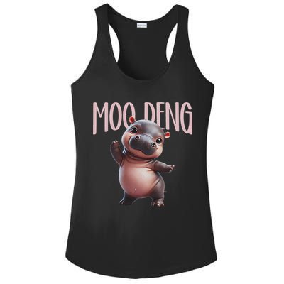 Cute Funny Moo Deng Baby Boo Deng Baby Hippo Zoo For Family Ladies PosiCharge Competitor Racerback Tank
