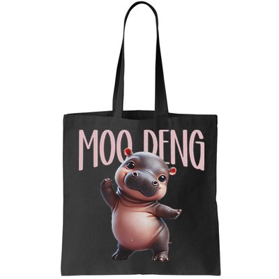 Cute Funny Moo Deng Baby Boo Deng Baby Hippo Zoo For Family Bag