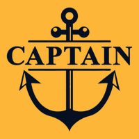 Captain & First Mate Matching Set Pontoon Boat Sailing Pom Pom 12in Knit Beanie
