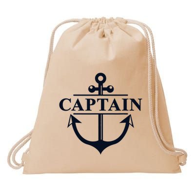 Captain & First Mate Matching Set Pontoon Boat Sailing Drawstring Bag