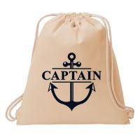Captain & First Mate Matching Set Pontoon Boat Sailing Drawstring Bag