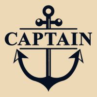 Captain & First Mate Matching Set Pontoon Boat Sailing Drawstring Bag