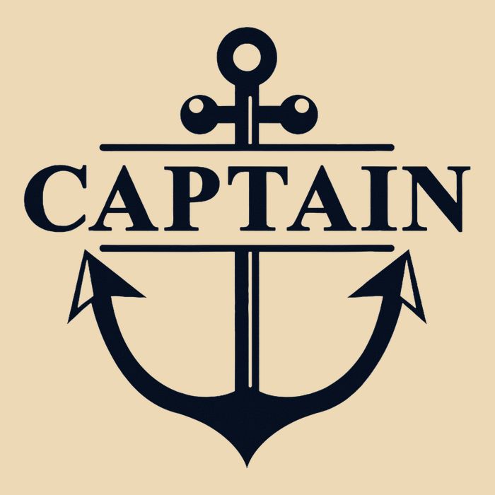 Captain & First Mate Matching Set Pontoon Boat Sailing Drawstring Bag