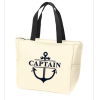Captain & First Mate Matching Set Pontoon Boat Sailing Zip Tote Bag