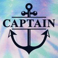 Captain & First Mate Matching Set Pontoon Boat Sailing Legacy Tie Dye Trucker Hat
