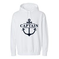 Captain & First Mate Matching Set Pontoon Boat Sailing Garment-Dyed Fleece Hoodie