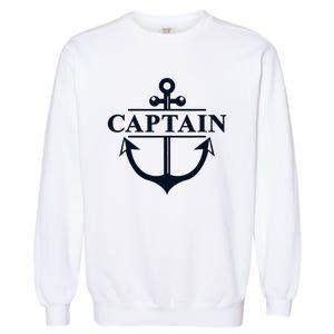 Captain & First Mate Matching Set Pontoon Boat Sailing Garment-Dyed Sweatshirt