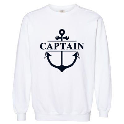 Captain & First Mate Matching Set Pontoon Boat Sailing Garment-Dyed Sweatshirt