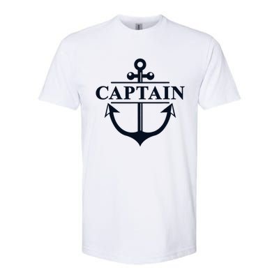 Captain & First Mate Matching Set Pontoon Boat Sailing Softstyle CVC T-Shirt