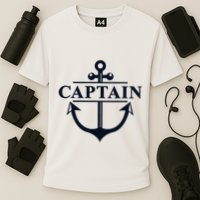 Captain & First Mate Matching Set Pontoon Boat Sailing Performance Shirt