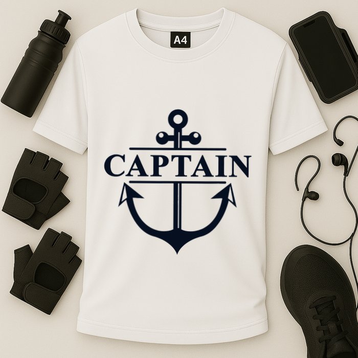 Captain & First Mate Matching Set Pontoon Boat Sailing Performance Shirt