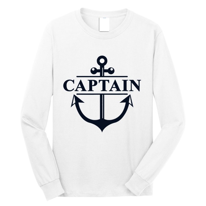 Captain & First Mate Matching Set Pontoon Boat Sailing Long Sleeve Shirt