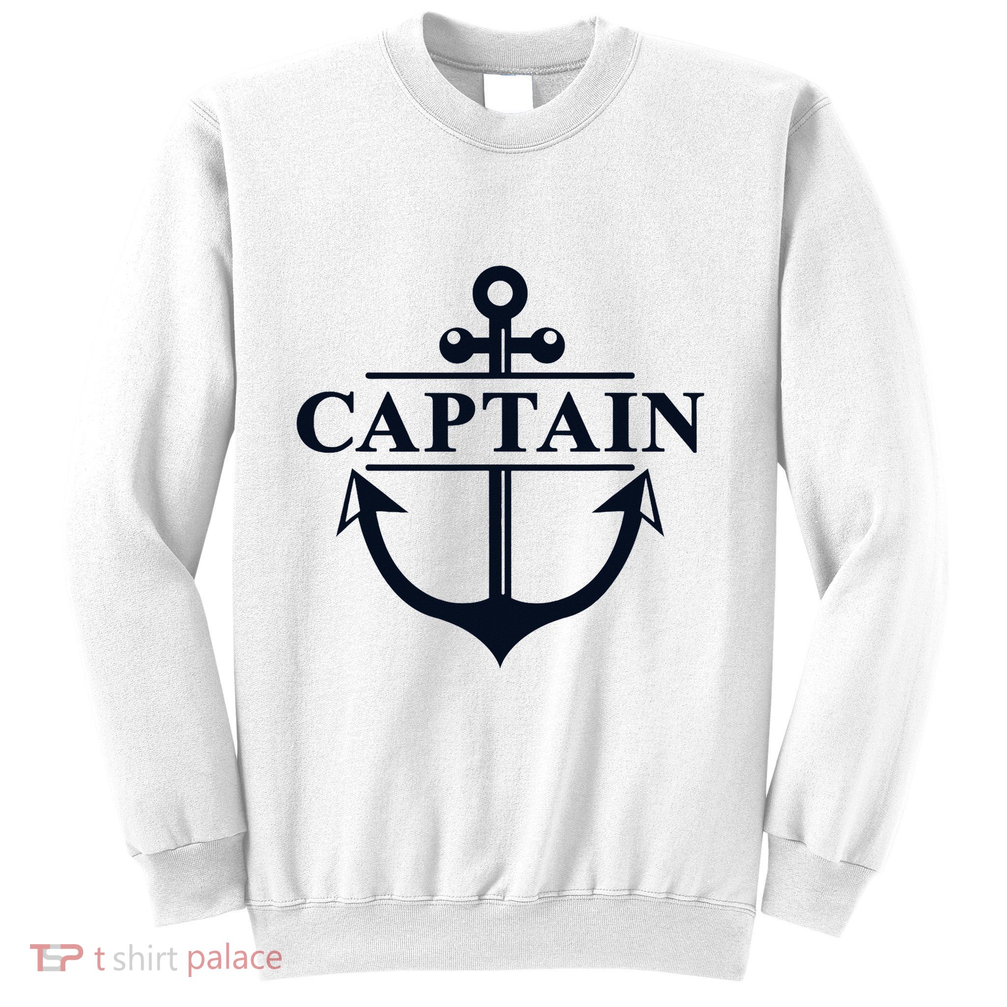 Captain & First Mate Matching Set Pontoon Boat Sailing Sweatshirt