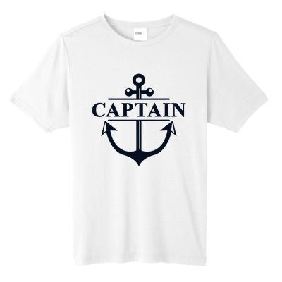 Captain & First Mate Matching Set Pontoon Boat Sailing Tall Fusion ChromaSoft Performance T-Shirt