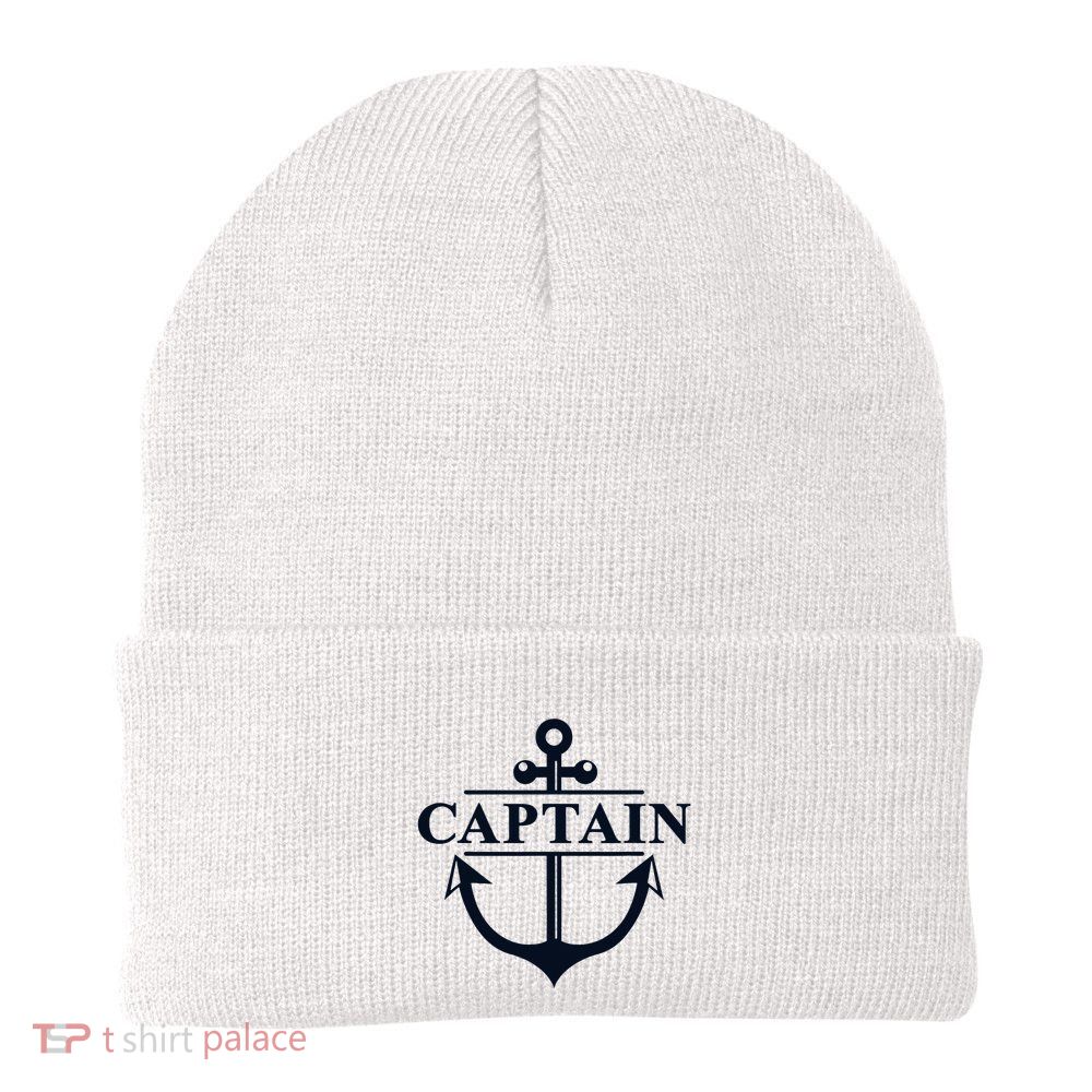 Captain & First Mate Matching Set Pontoon Boat Sailing Beanie