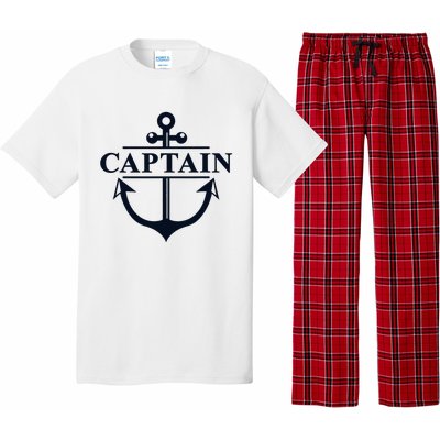 Captain & First Mate Matching Set Pontoon Boat Sailing Pajama Set