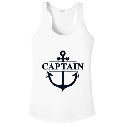 Captain & First Mate Matching Set Pontoon Boat Sailing Ladies PosiCharge Competitor Racerback Tank