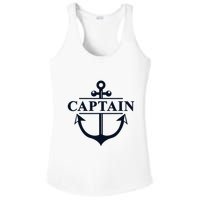 Captain & First Mate Matching Set Pontoon Boat Sailing Ladies PosiCharge Competitor Racerback Tank