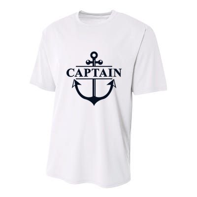 Captain & First Mate Matching Set Pontoon Boat Sailing Youth Performance Sprint T-Shirt