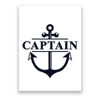 Captain & First Mate Matching Set Pontoon Boat Sailing Poster