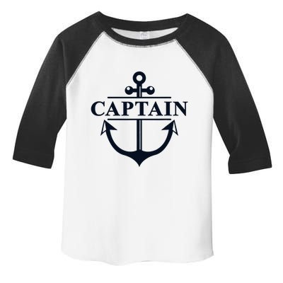 Captain & First Mate Matching Set Pontoon Boat Sailing Toddler Fine Jersey T-Shirt