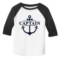 Captain & First Mate Matching Set Pontoon Boat Sailing Toddler Fine Jersey T-Shirt