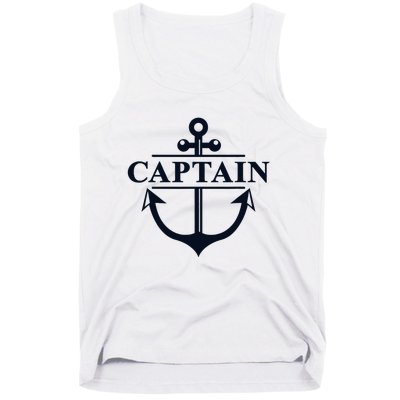 Captain & First Mate Matching Set Pontoon Boat Sailing Tank Top