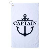 Captain & First Mate Matching Set Pontoon Boat Sailing Golf Towel