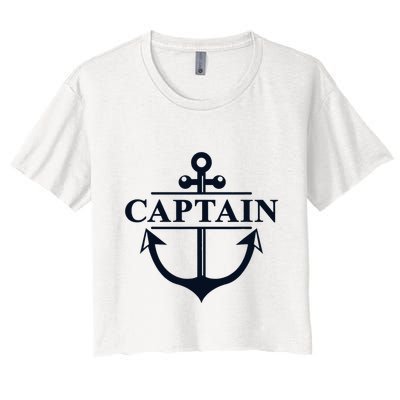 Captain & First Mate Matching Set Pontoon Boat Sailing Crop Top