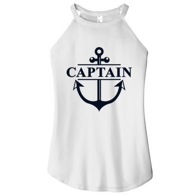 Captain & First Mate Matching Set Pontoon Boat Sailing Women's Perfect Tri Rocker Tank