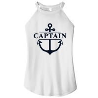 Captain & First Mate Matching Set Pontoon Boat Sailing Women's Perfect Tri Rocker Tank