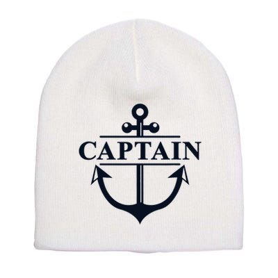Captain & First Mate Matching Set Pontoon Boat Sailing Short Acrylic Beanie